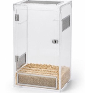 Acrylic small-animal enclosure — chinchilla and small-pet acrylic cage
